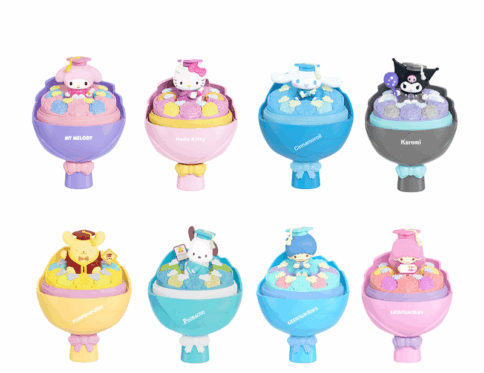 Sanrio Family Youth Commemorative Bouquet Series Blind Box Kuromi Trendy Toy Desktop Car Ornament Doll