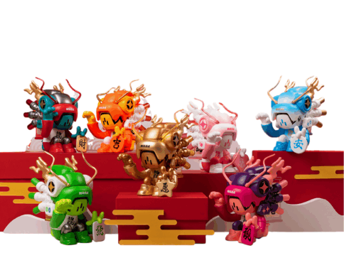 Authentic Chameleon Kaiyun DragonSeries Trendy Play Blind Box Handmade New Year and Spring Festival Limited Gift