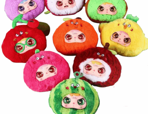 Authentic Tuan Tuan Xiao Blind Box Plush Cute Doll Gift Internet Celebrity Fruit Baby Plush Backpack Pendant