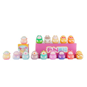FUN Bubble Banana Family Blind Box Series 1: Creative Desk Accessories, Cute Figurines, Trendy Collectible Action Figures, and Gifts