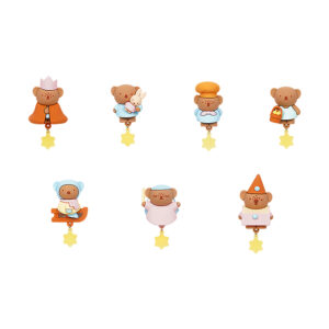 Miffy Rabbit Bear Baking Luminous Refrigerator Sticker Blind Box Surrounding Ornaments 3D Magnetic Attraction Cute Gift