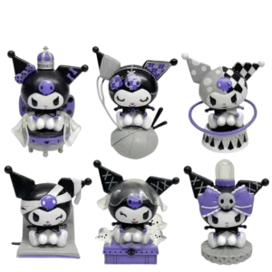 Sanrio Kuromi Blind Box Dark Night Story Cute Figurine Trendy Plush Doll Girl Gift Desktop Decoration