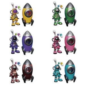 Rabbit Enthusiast Rabbit Trendy Space Rabbit Series Blind Box Handmade Ornament Super Cool Birthday Gift