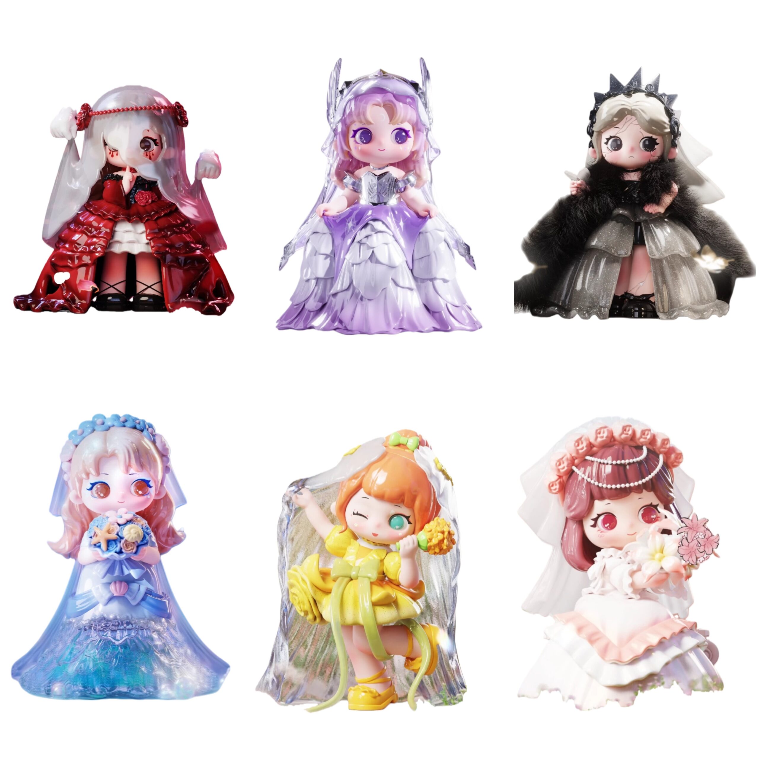 Authentic Yuli 6th Generation Yaoqi Banquet Gift Series Blind Box Cute Ornament Handmade Trendy Play Cute Birthday Gift Toy