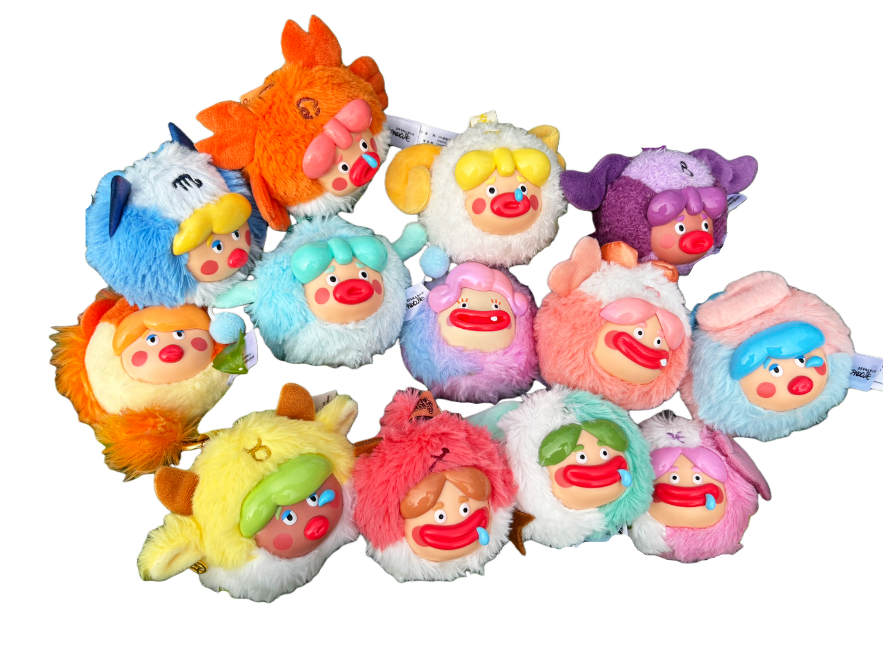 Authentic Ugly and Cute Family Twelve Constellation Plush Series Blind Box Trendy Play Handmade Doll Cute Baby Gift Pendant