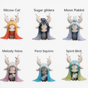 FuZoo Wonderland Blind Box Elk Forest Spirit Beast Cute Handmade Trendy Creative Gift Doll Collection Ornament