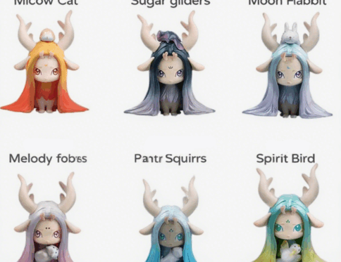 FuZoo Wonderland Blind Box Elk Forest Spirit Beast Cute Handmade Trendy Creative Gift Doll Collection Ornament