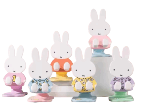 Miffy Rabbit Folding Phone Stand 2nd Generation Rabbit Peripheral Gift Blind Box Handmade Ornament Trendy