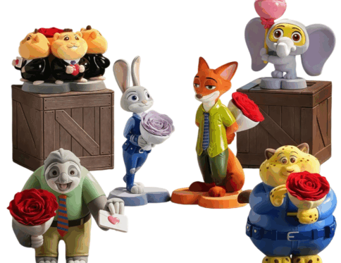 Disney Zootopia concert series blind box Judith Nick figurine trendy toy gift