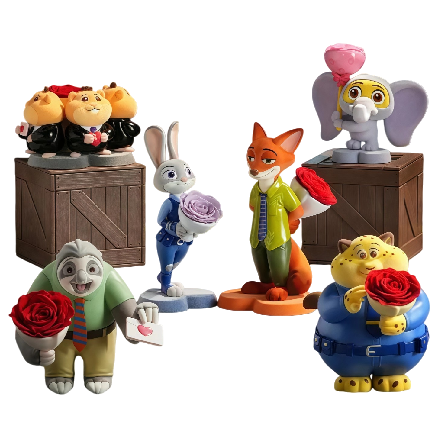 Disney Zootopia concert series blind box Judith Nick figurine trendy toy gift