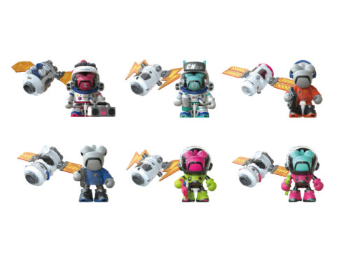 Authentic Chameleon Blind Box Aerospace Dragon Tide Play Model Toy Splicing Model Desktop Handmade Gift Male Ornament