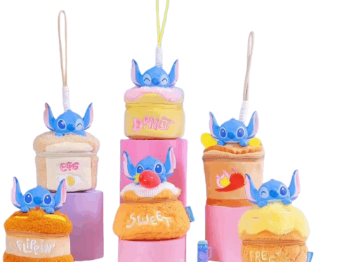 Disney Stitch Star Wars Funny Handbag Gift Blind Box Plush Figurine Cute Doll