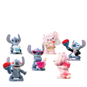 迪士尼史迪奇甜酷奇遇永生花系列盲盒潮玩摆件可公仔女生礼物