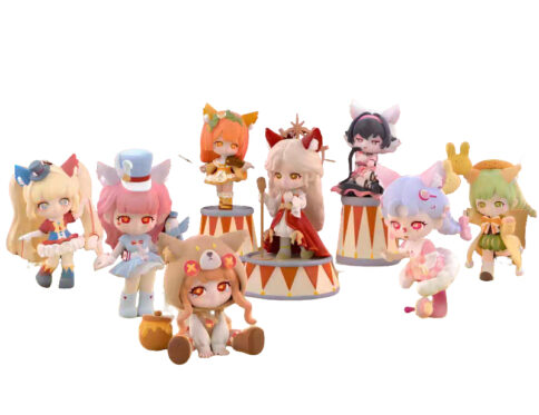 Genuine Miroo Circus Carnival Series Blind Box Little Fox Ornament Trendy Toy Doll Handmade Birthday Gift