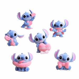 Stitch Warm Pink Blind Box Trendy Figures Cute Plush Toys Birthday Gifts for Girls Creative Desk Decorations