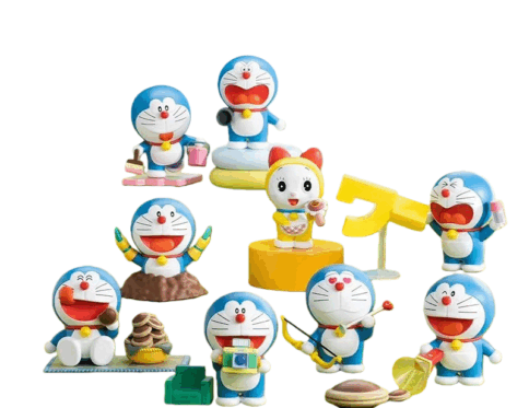 Doraemon Secret Prop Blind Box Trendy Handmade Accessories Cute Robot Cat Doll Female Birthday Gift Ornament