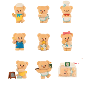 Butter Bear Baking Workshop Series Blind Box Trendy Play Accessories Cute Desktop Ornament Doll Gift