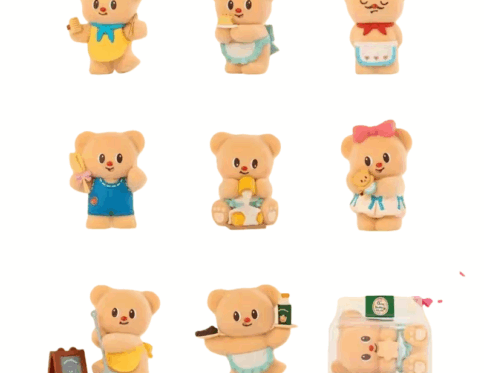 Butter Bear Baking Workshop Series Blind Box Trendy Play Accessories Cute Desktop Ornament Doll Gift