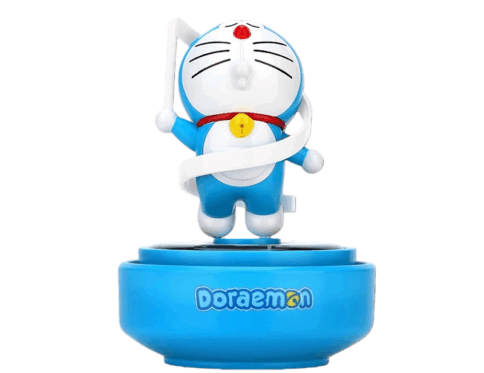 Doraemon Car Aromatherapy Car Accessories Solar Rotating perfume Car Accessories Fragrance Car Balm Female